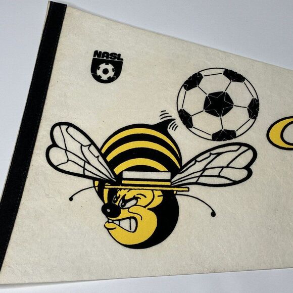 Vintage Chicago Sting NASL 30 x 12 Full Size Soccer Pennant Defunct 1970s - Picture 6 of 10